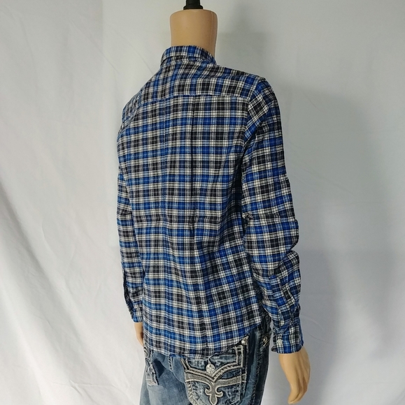 Frank & Eileen Checked Flannel Button Down Shirt - Picture 4 of 8